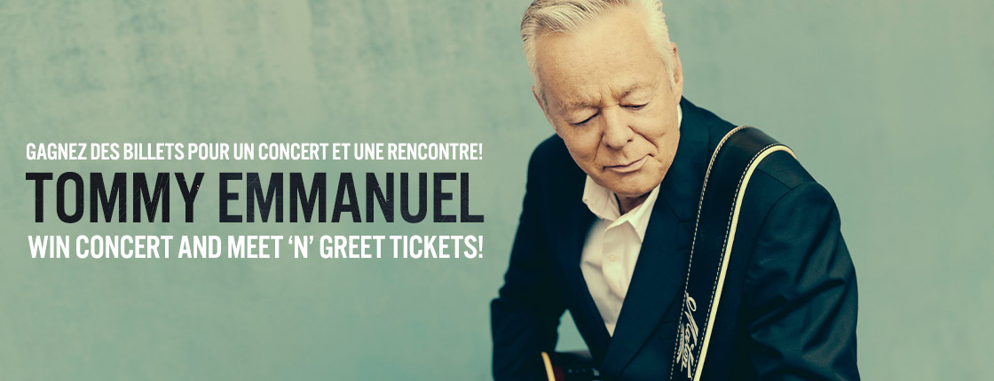 Tommy Emmanuel - Win concert and meet n greet tickets!
